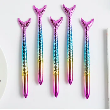 

20pcs fashion cute creative Mermaid gel pen school office supplies kawaii stationery gift student writing gel pen glitter pen