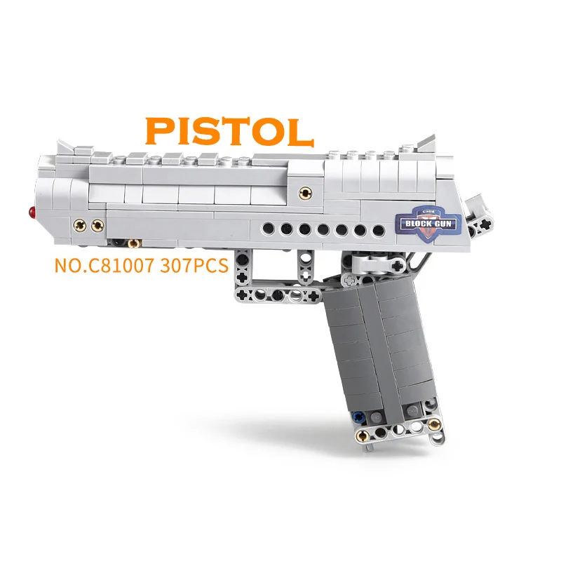 AWP Revolver Pistol GUN SWAT Technic Military Army Model Building Blocks Brick Weapon airsoft air guns Boys Toys WW2