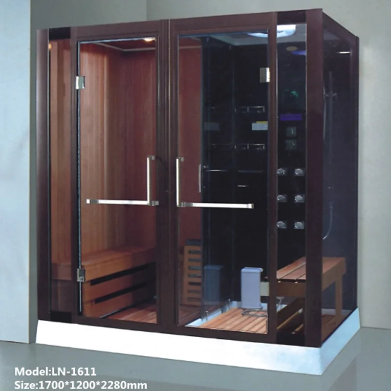 

Home bathroom music function glass luxury steam shower cabin sauna