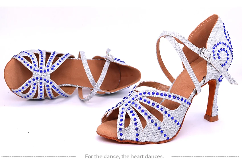Samisoler Буле горный хрусталь бальных танцев обувь женщин сальса танцевальная обувь Женщины Профессиональный Танго латинская Обувь Стиль