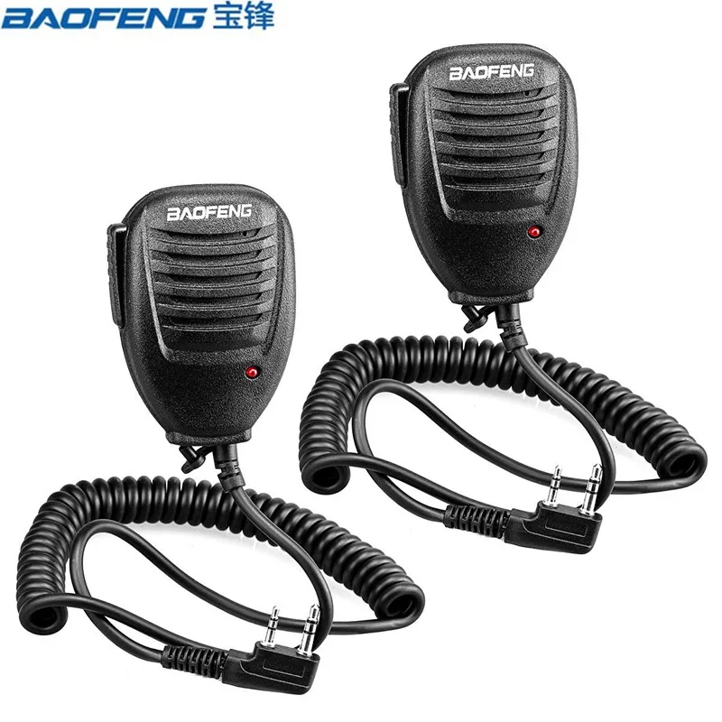 Оригинальный Портативный BAOFENG UV-5R Plus/UV-5RE Plus/UV-5RA/UV-5RE/BF-888S Speaker-mic для