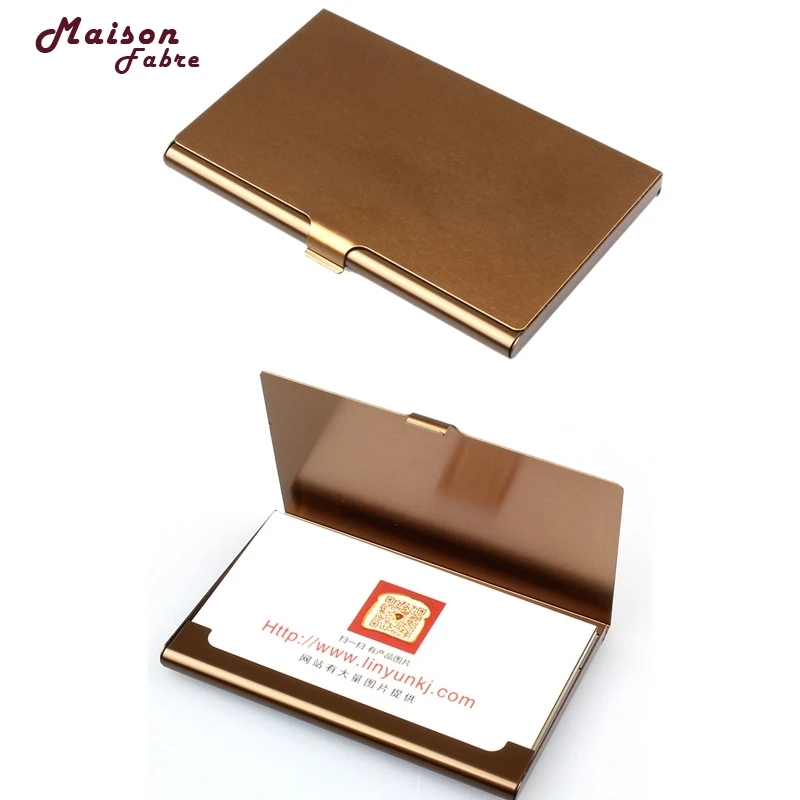 Maison fabre Творческий стальная ручка крышка металлическая коробка кредитная и визитная карточка бумажник Горячая дропшиппинг_ May3