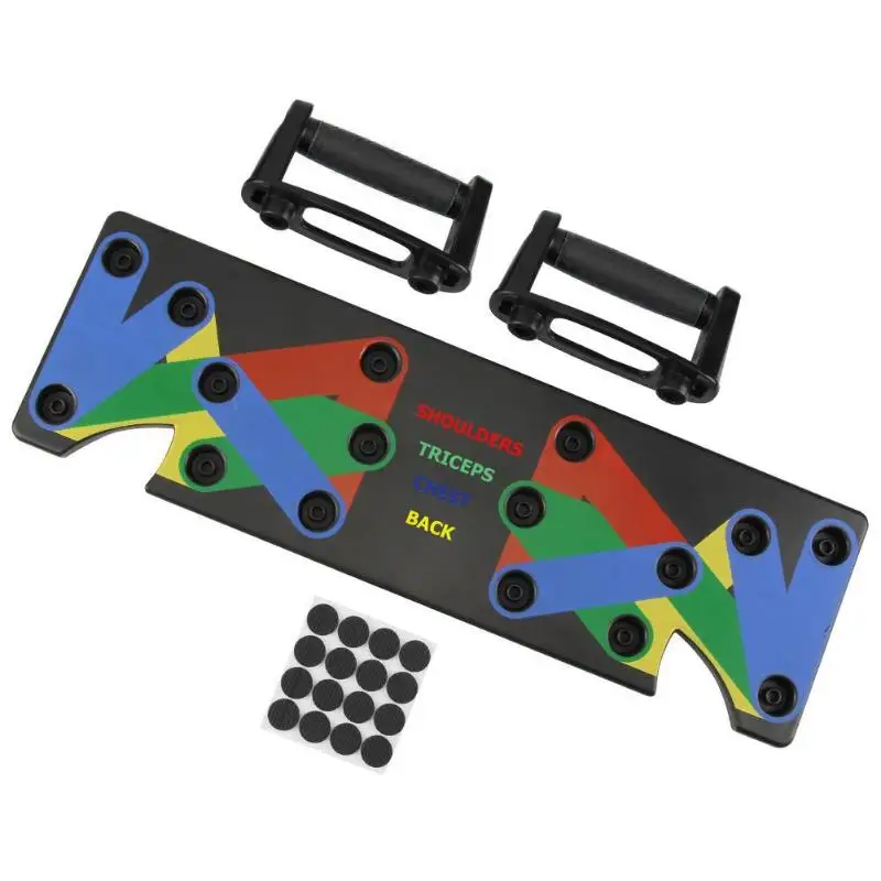 

1pc Push Up Rack Board 9 in 1 Body Building Fitness Exercise Tools Men Women Push-up Stands For GYM Body Training Exercise Tool