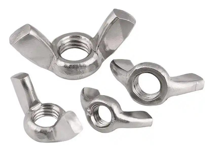 Screws 10//2Pcs Nuts M3 M4 M5 M6 M8 M10 M12 DIN315 304 Stainless Steel Hand Tighten Nut Butterfly Nut Ingot Wing Nuts Nails Nuts 2PCS Color : 304 Stainless Steel, Size : M12