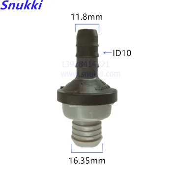 

High qualtiy ID10 black plastic one-way valve non-return valve one way valve air pump vacuum check valve Brake booster pump