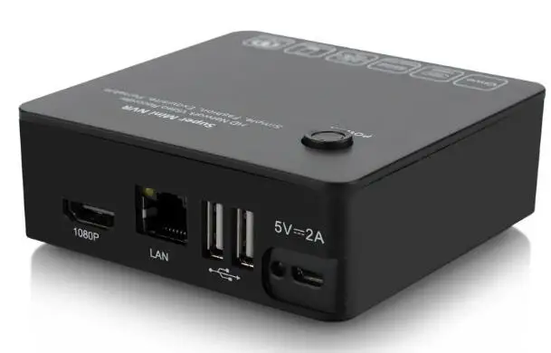 Frete grátis super 4ch hd mini nvr