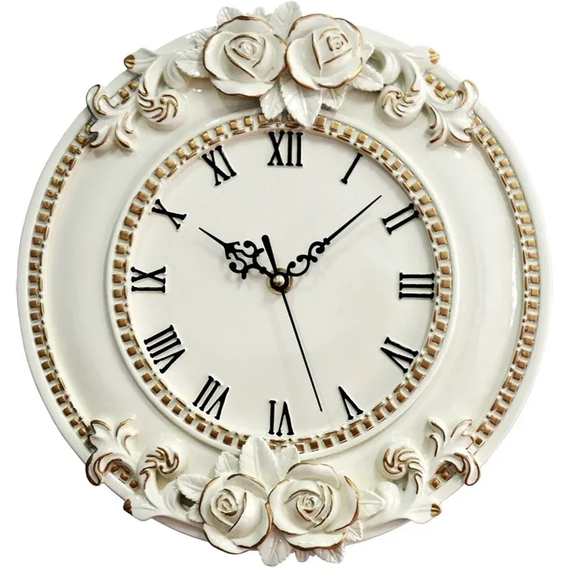 Elegant creative European decorative wall clock quiet room Hotel Relais