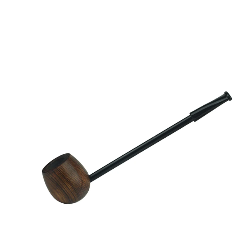 

Three type Popeye Type Straight Type Smoking Pipe Wooden Tobacco Pipe for Smoking Weed Pipe W/ Food-grade Plastic Mouthpiece