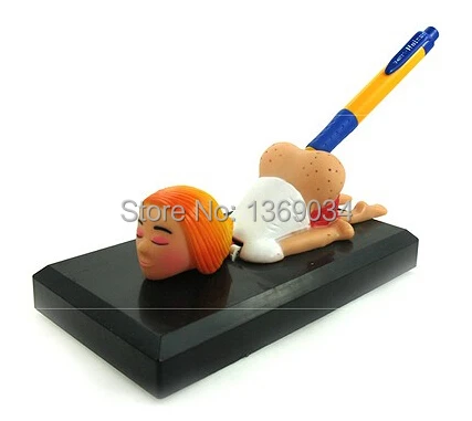 MR NON MOVING HEAD Free Shipping OLD BUTT'S ANIMATED PEN & PENCIL HOLDER 