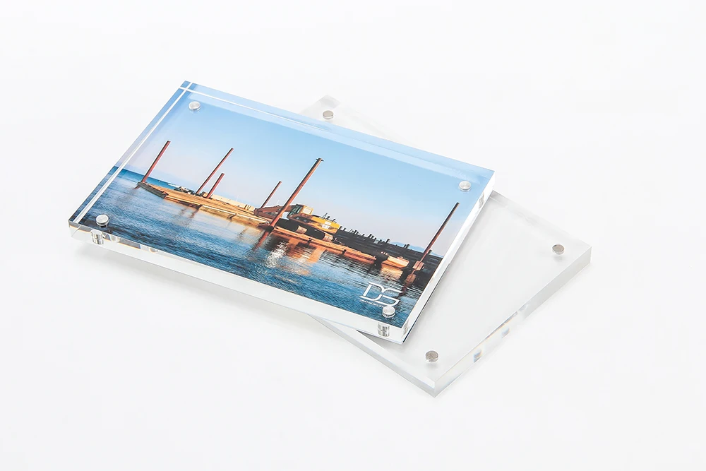 3 шт./setClear memo pad Note держатель + прозрачный акриловый фоторамка-подходит 4 "x 6" + акриловый степлер Настольный комплект