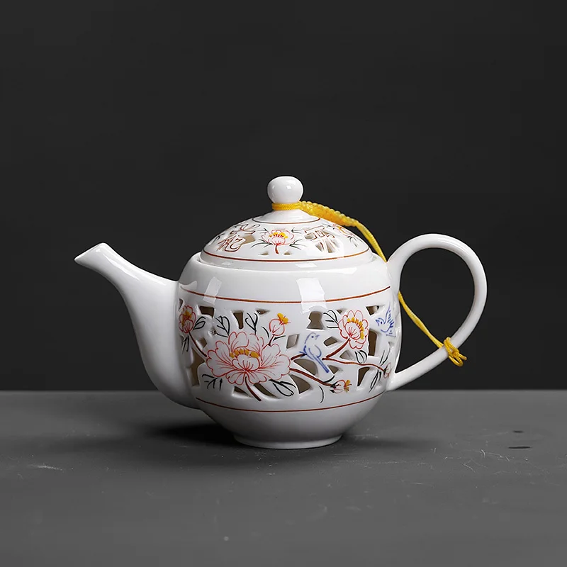 

Porcelain blue and white porcelain kettle single teapot home ceramic retro personality simple Jingdezhen kettle kungfu tea set
