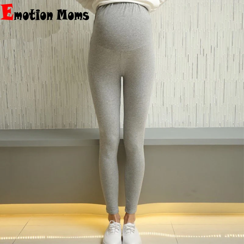 

Spring Fall High Waist Maternity Leggings for Pregnant Women Cotton Pregnancy Pants Maternity Bottoms Good Stretch Fabric