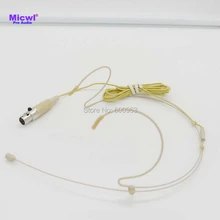 Micwl N4-SHURE всенаправленная гарнитура микрофон TA4F мини микрофон для Shure ёмкость, UT PGX SLX ULX UGX Беспроводной hewd носить микрофон Системы