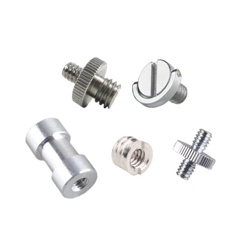 

1/4" to 3/8" Thread Screw Mount Adapter Tripod Plate Screw EB mount for Camera Flash Tripod Light Stand Male to Female
