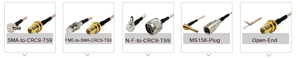 20 см 0.66ft RF Pigtail кабель адаптер SMA женский CRC9 мужской правый угол