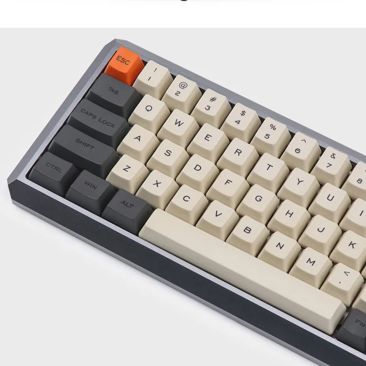 Carbon 64 раскладка краситель-sub Keycaps OEM профиль включает 1,75 Shift Fit GK64 Механическая игровая 60% Клавиатура Teclado Mecanico Gamer