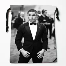 Обычай Ник Джонас Сумки Индивидуальные сумки-кисеты печатных подарок шнурок мешок 27x35 см сжатия Тип