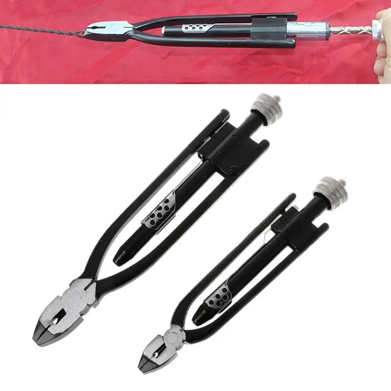 

6" 9" Aircraft Safety Wire Twisting Plier Lock Twist Twister With A Spring Return Heavy Duty Jaws