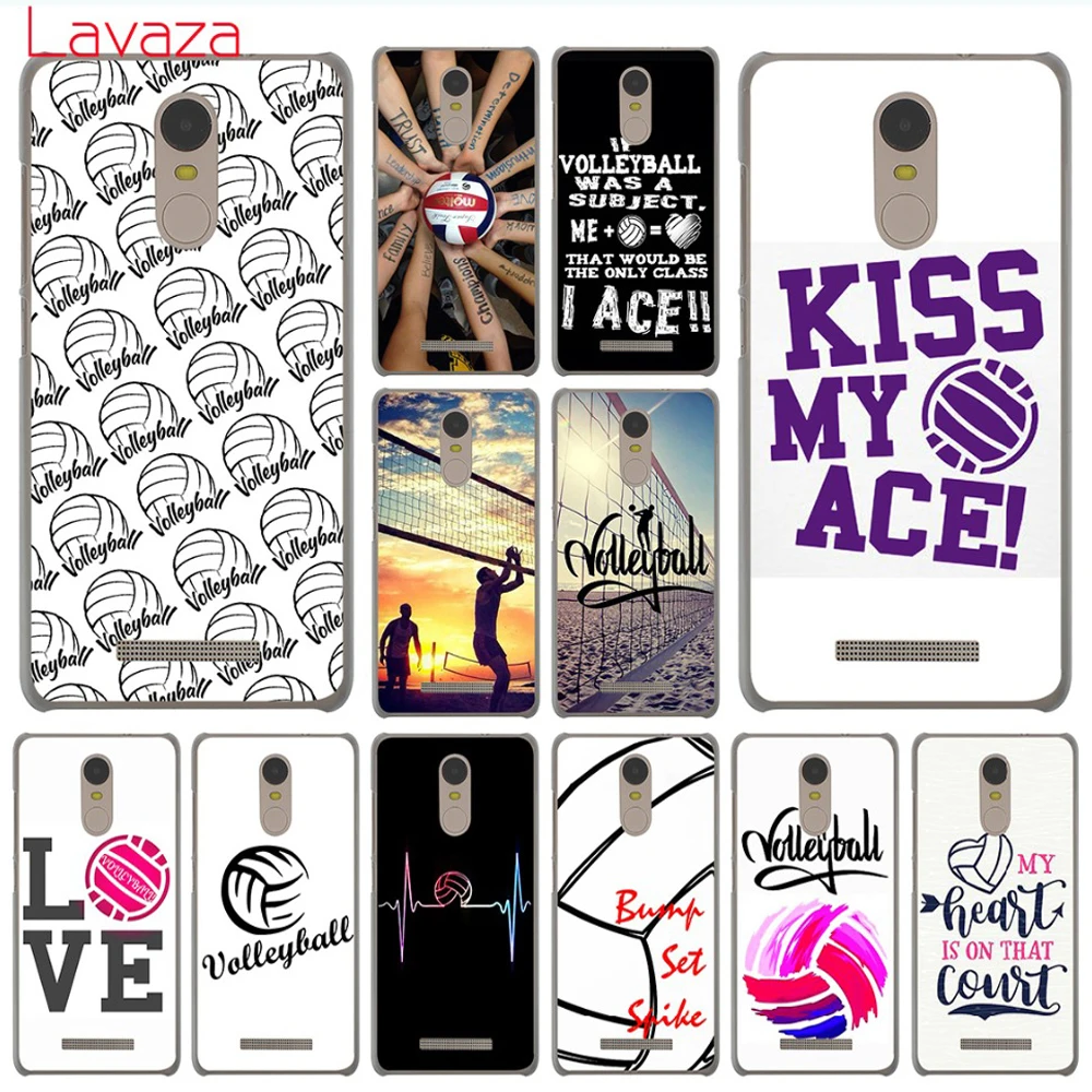 Volleyball Sports Hard Cover Case for Xiaomi Mi5 6 5S Plus Redmi Note 2 3 Pro 4 4X 3 4 Pro 4A 4 Prime