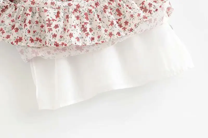 Bazaleas бюст лук цветочный принт летнее платье ретро Спагетти ремни модные женские платья vestidos Прямая