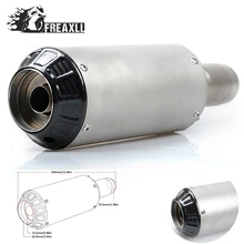 36-51MM Universal Motorcycle Exhaust Carbon Motorbike Exhaust Pipes Bike Muffler For Kawasaki KTM Honda hornet CBR 600 1000RR 36-51MM Universal Motorcycle Exhaust Carbon Motorbike Exhaust Pipes Bike Muffler For Kawasaki KTM Honda hornet CBR 600 1000RR
