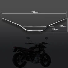 Серебрение Ретро мотоциклетные модификации руль 22 мм для Honda CRF KTM Yamaha YZF Kawasaki KXF Suzuki WRF RM трекер. scr