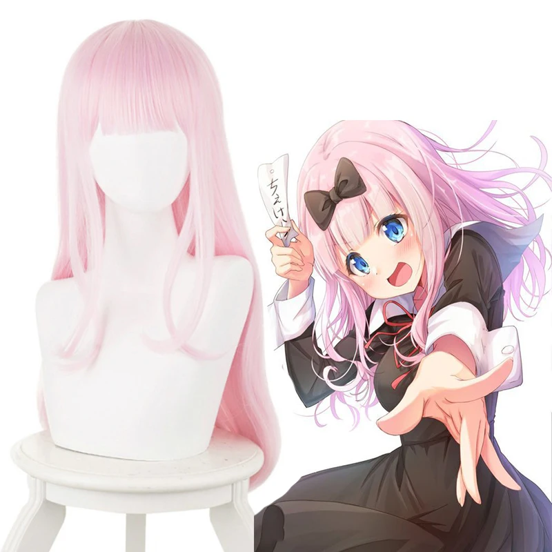 Парик для косплея аниме Kaguya Sama Love Is War термостойкие синтетические волосы Чика