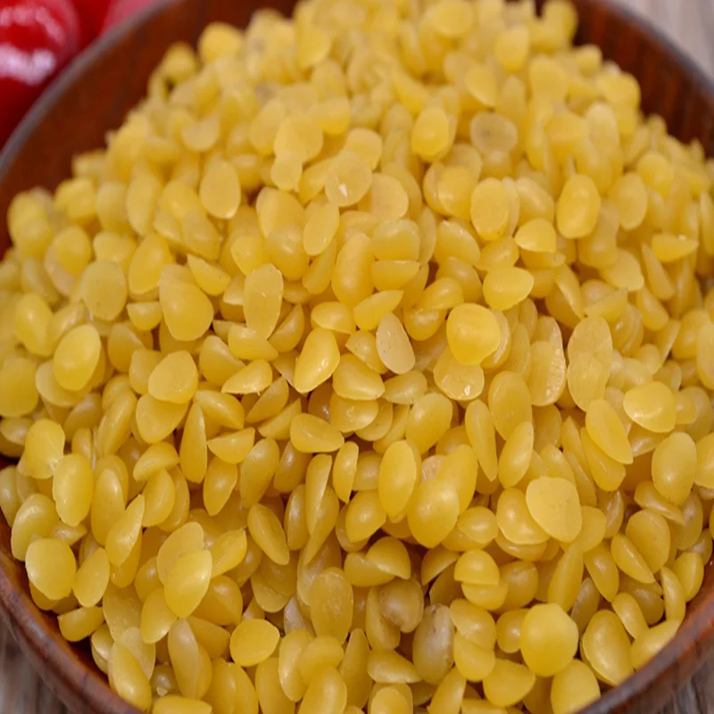 wasp wax particles DIY lipstick 500 grams Yellow beeswax cosmetic grade Candle Wax