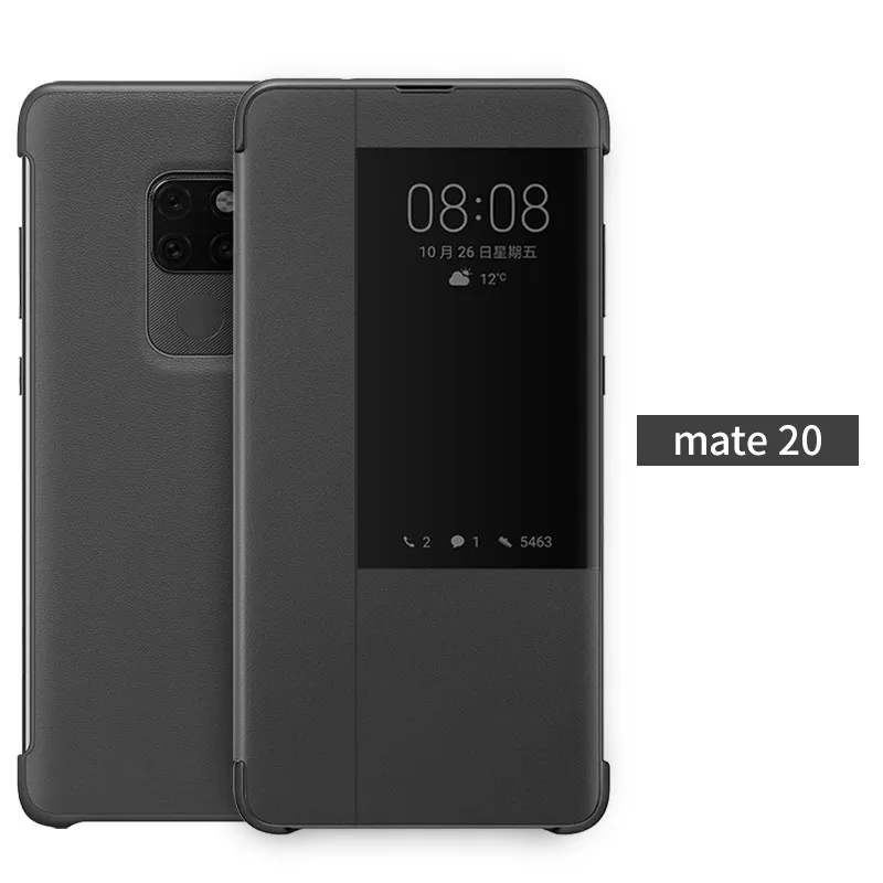 Чехол с окошком для huawei mate 20 Pro mate 20 X 20X 20pro, чехол, кожаный смарт-чехол s, мобильные аксессуары для телефона чехол Etui