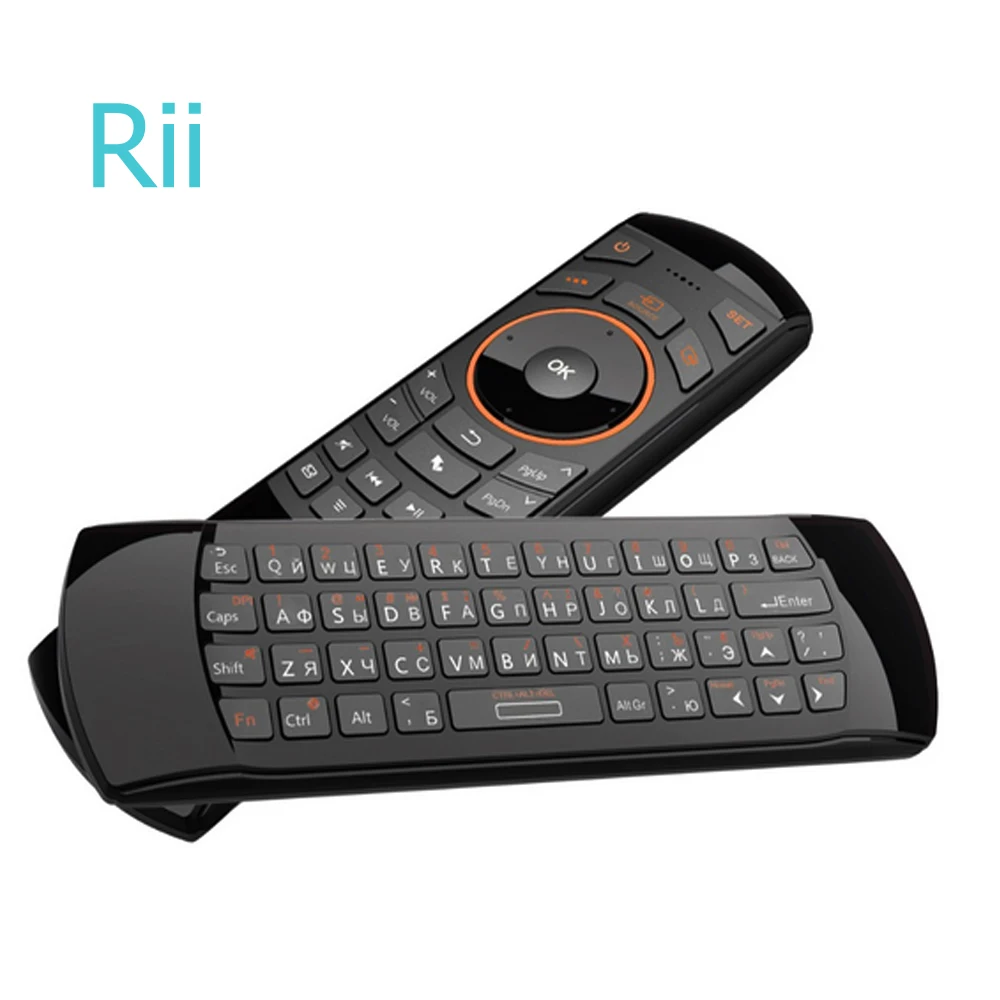 

Fly Air Mouse IR Extender Learning Remote Control Rii i25 2.4G Wireless Russian English Mini Keyboard For Android Smart TV IPTV