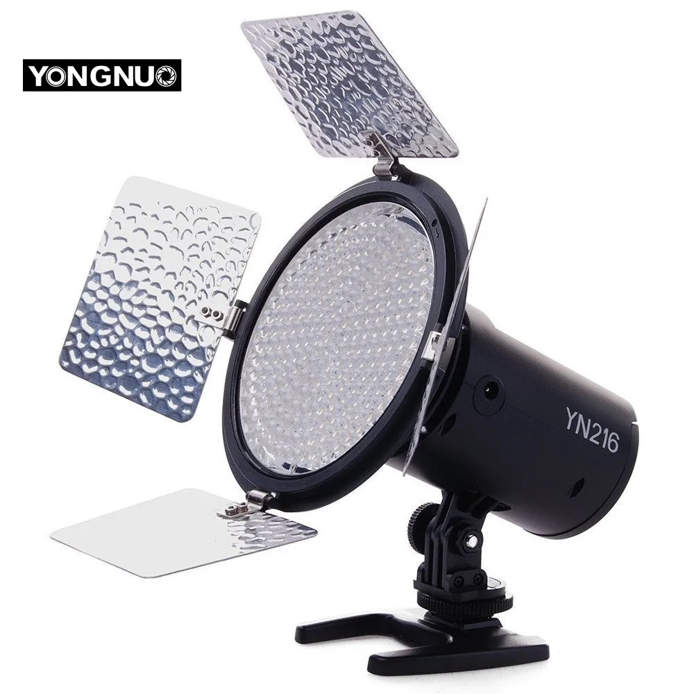 

YONGNUO YN-216 YN216 LED Video Camera Light w Adjustable 3200K-5500K Color Temperature for Canon Nikon DSLR Cameras