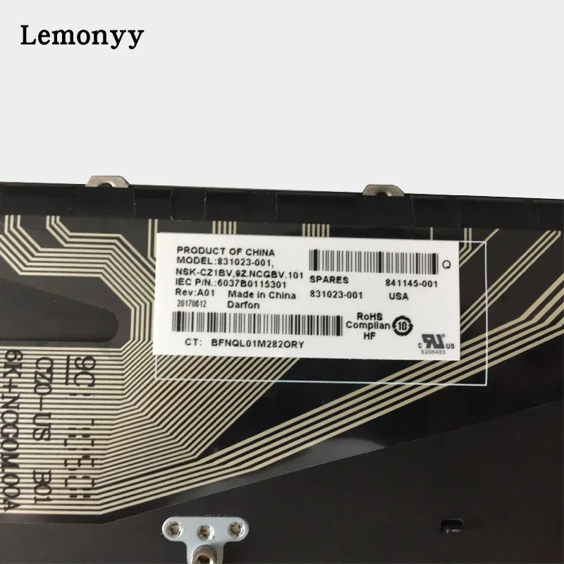 HP Probook 450 G4 455 G4 470 G4 Keyboard US Backlit with Pointer 831023-001