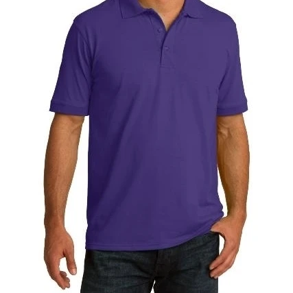 Port & Company KP55T Mens Core Blend Jersey Knit Polo T-Shirt Purple - Large Tall (1)