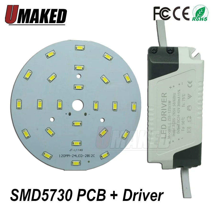 3 100 Вт 5730 SMD световая Панель Светодиодная панель для потолка + светодиодный
