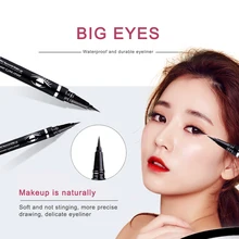 1 шт. черная Водостойкая Подводка для глаз маркер с отпечатком карандаш Стойкая подводка для глаз подводка Карандаш пятнистая Косметическая жидкая Косметика для макияжа ручка