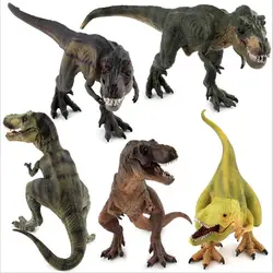 32 см мир Юрского парк тираннозавр рекс 4 стиль Динозавров Пластик игрушка модель фигурку челюсти подвижные Дети Подарки