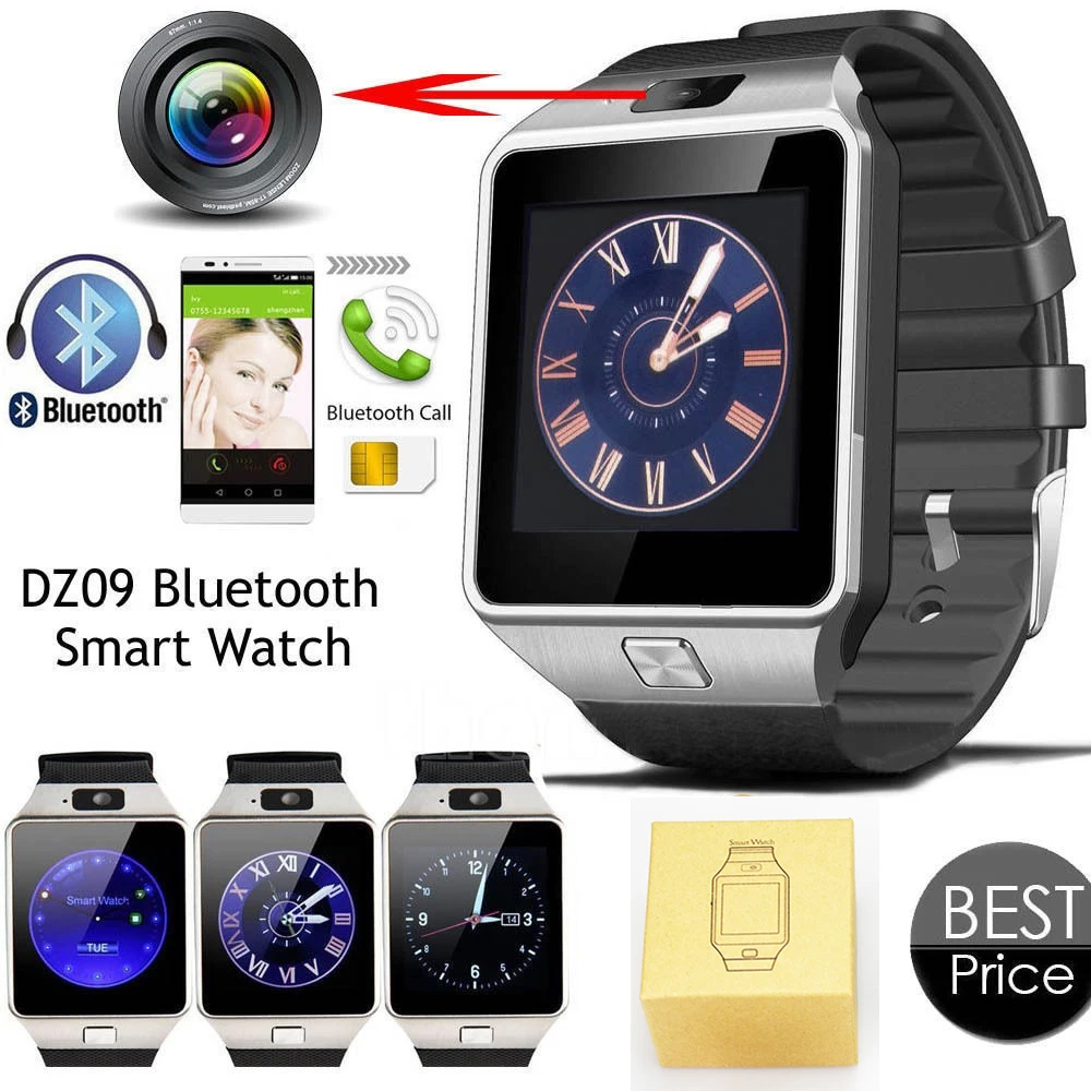 

Sograce Relogio Bluetooth Smart Watch DZ09 Smartwatch 2G GSM SIM TF Card Camera android for Xiaomi Samsung HUAWEI VS Y1 Q18