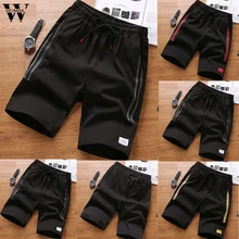 Womail шорты мужские летние шорты Свободные Комбинезоны с несколькими карманами повседневные шорты черные спортивные шорты с завязками на талии модные пляжные шорты J65