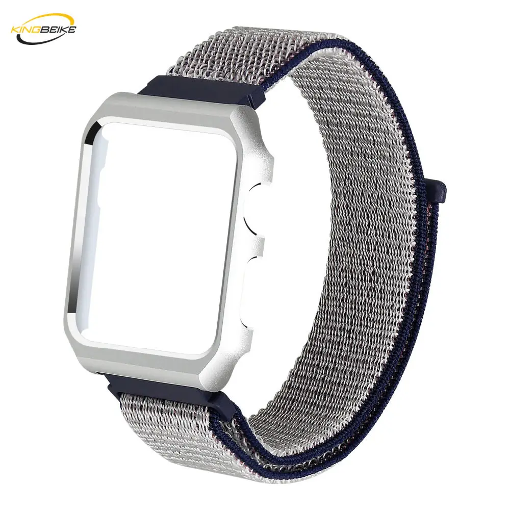 KINGBEIKE Nylon Watchband +Frame For Apple Watch Band 38mm/42mm iwatch 1/2/3 Series Sports Bracelet Strap KINGBEIKE Nylon Watchband +Frame For Apple Watch Band 38mm/42mm iwatch 1/2/3 Series Sports Bracelet Strap