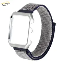 KINGBEIKE Nylon Watchband +Frame For Apple Watch Band 38mm/42mm iwatch 1/2/3 Series Sports Bracelet Strap KINGBEIKE Nylon Watchband +Frame For Apple Watch Band 38mm/42mm iwatch 1/2/3 Series Sports Bracelet Strap