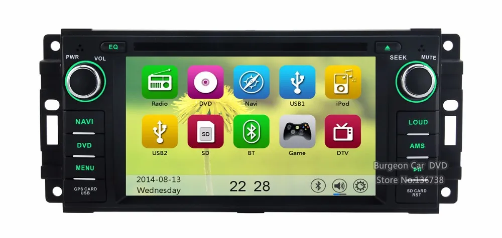 Top Touch Screen Car DVD Player For Jeep Commander Grand Cherokee Compass Wrangler Unlimited DODGE Caliber Radio Ipod GPS Navigation 26 Top Touch Screen Car DVD Player For Jeep Commander Grand Cherokee Compass Wrangler Unlimited DODGE Caliber Radio Ipod GPS Navigation 26