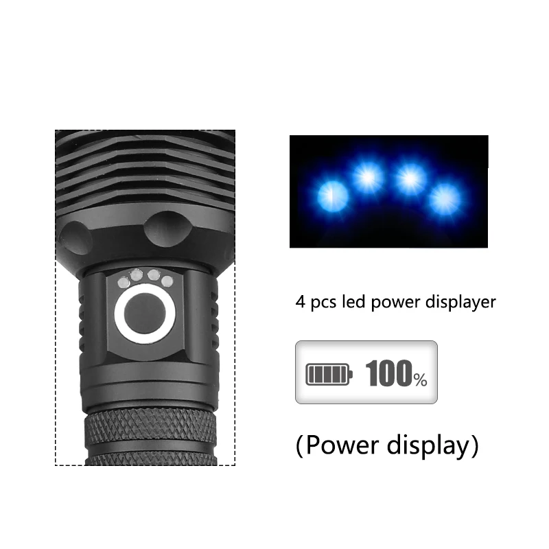 Z20Litwod 1282 CREE XLamp XHP70 Мощный тактический светодиодный фонарь 26650 18650 аккумулятор