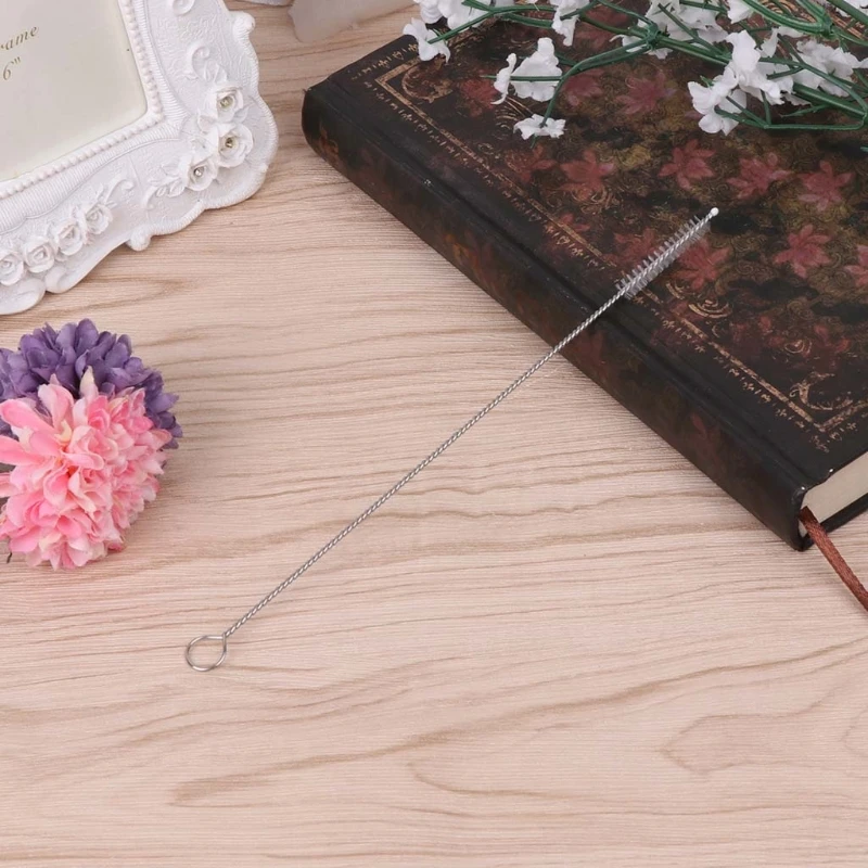 

New Drinking Straws Cleaning Brush Baby Milk Bottle Nylon Stainless Steel Pipe Tools