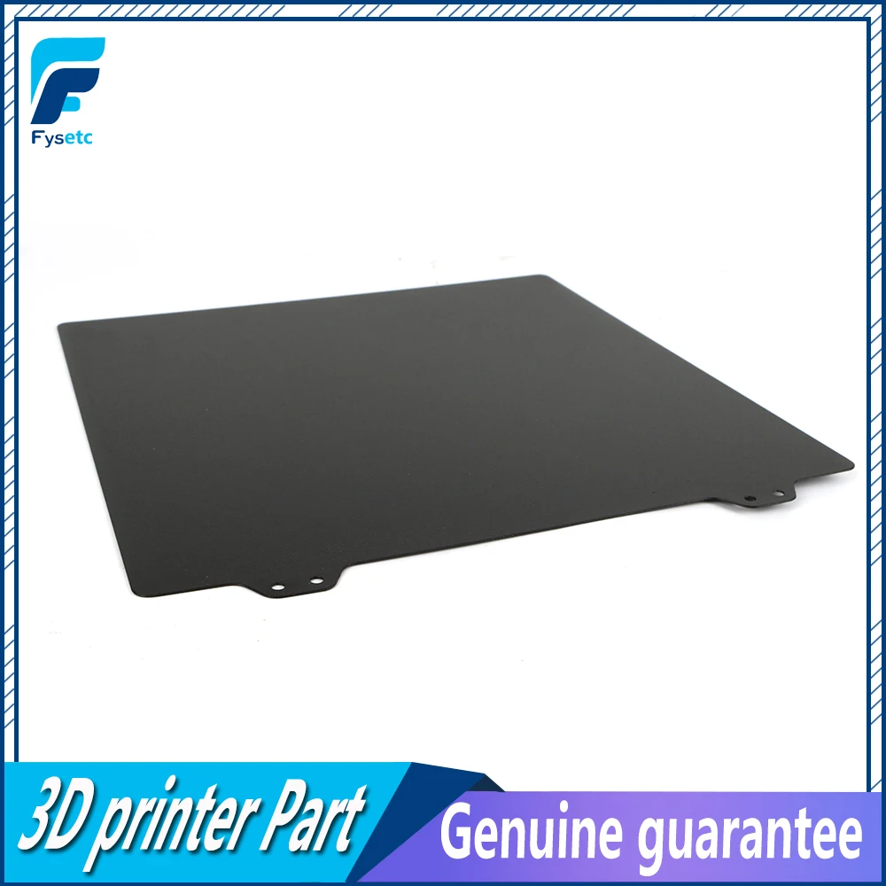 Goede 220 235 300mm MK52 Dubbelzijdig Geweven PEI Lente Staalplaat Gepoedercoat PEI Voor Prusa i3 mk3 MK3S Ender 3 Anet A8 Wanhao