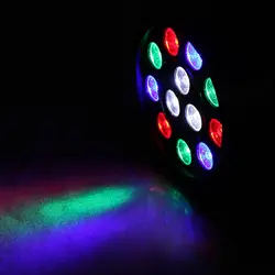 Очень прочный 12 RGB светодио дный EU/US Подключите Стадия Strobe Light 8CH Освещение лазерный проектор вечерние Клубные