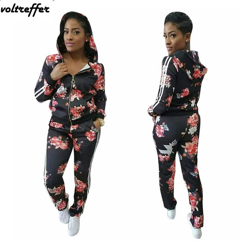 floral print tracksuit