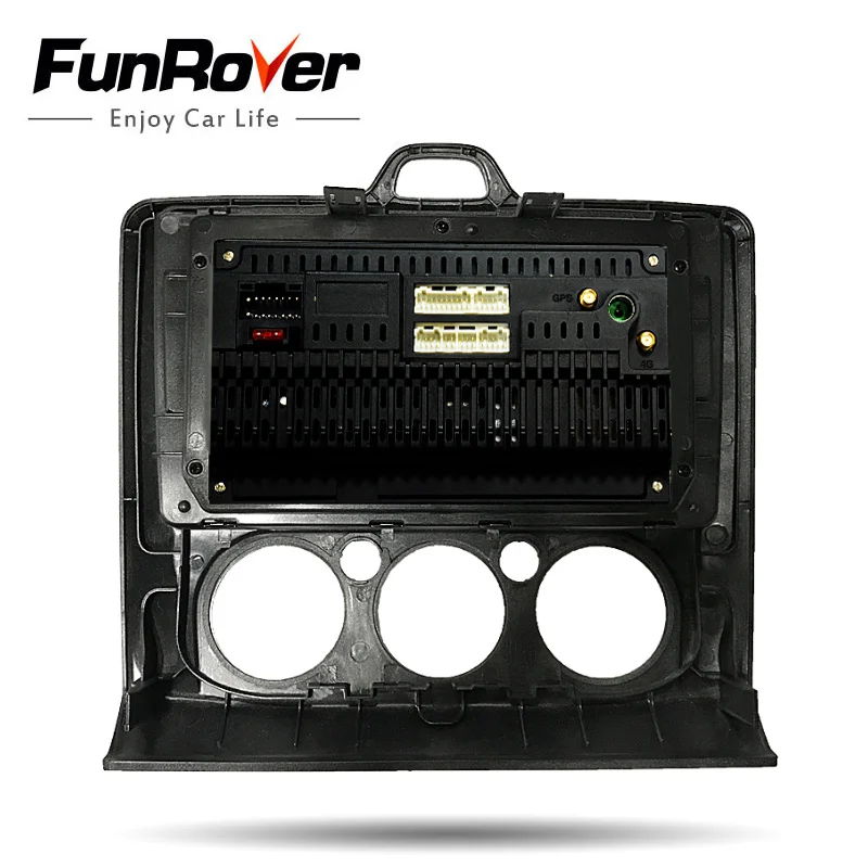 Discount Funrover 2.5D+IPS 2 din androi 9.0 Car dvd Radio For Focus 2 Exi MT Mondeo Galaxy S-max smax Kuga c-max 2004 -2011gps multimedia 5