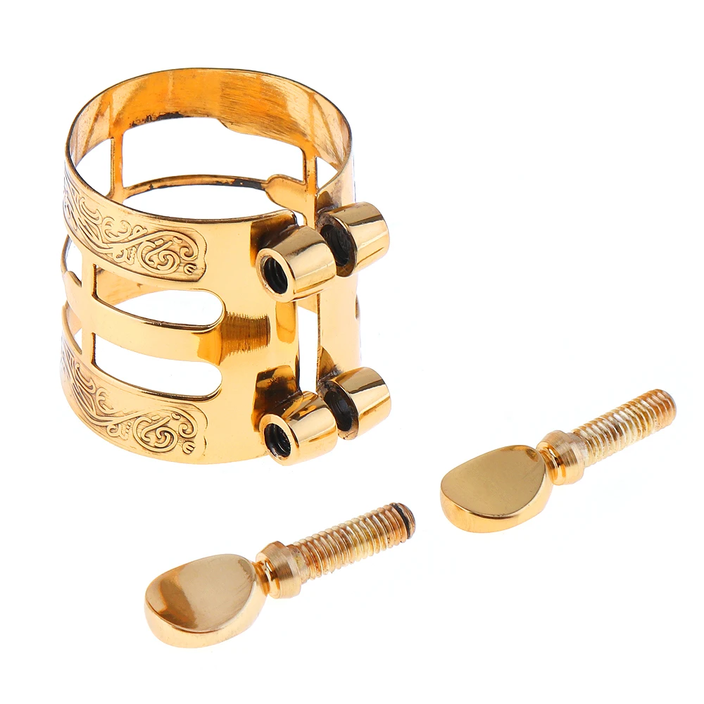 5pcs for a Pack Carved Metal Ligature Alto Sax Mouthpiece