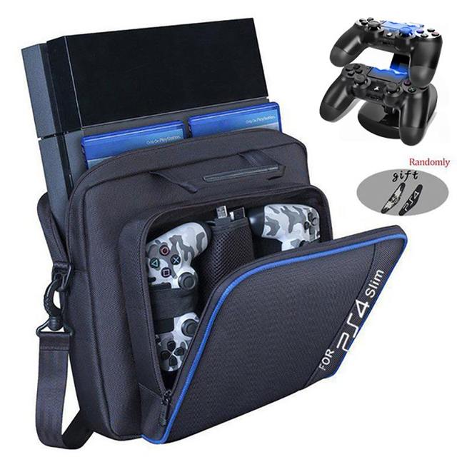 Style For PS4 Game Sytem Bag Canvas Carry Bags Case Protective Shoulder For PlayStation 4 PS4 Console Travel Storage Handbag
