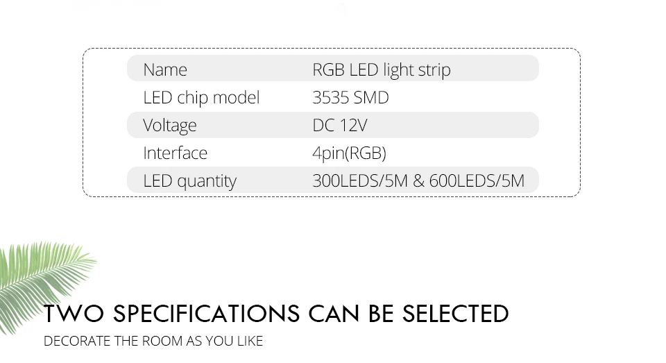 EeeToo Colorful Lamp Night Light LED DC 12V SMD 3535 Atmosphere Nightlight 60 120 LEDsm Diode Ribbon 4Pin RGB LED Strip Light (3)